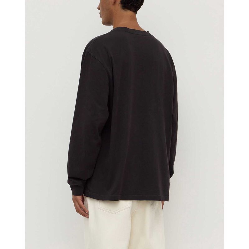 Assembly Label Knox Long Sleeve Tee Washed Black image number 1